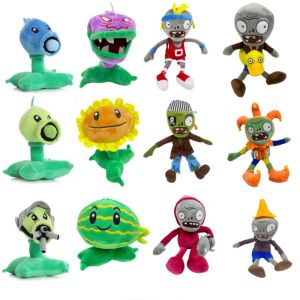 Bandai | Plants vs Zombies 2 Video Game Character Plush Toys PVZ Plants Peashooter SunFlower Anime Stuffed Plush Dolls Gifts For Children