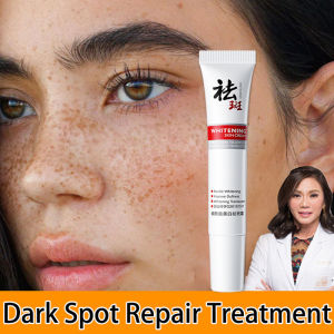 【ZHIDUO】Whitening Freckle Removing Cream Melasma Anti Aging Serum Pekas Remover Cream Remove Wrinkles Cream Facial Care Skin Care Products Brighten Skin Moisturizing Serum Remove Melasma Freckles Sunburn And Age Spots Remove Dark Spots Cream 20g