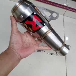 Knalpot Akra Botol Silencer inlet 51 mm Untuk Semua Motor