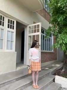 Korean Style A-Line Butt-Lifting Petite 2026 New Arrival Skirt