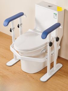 Bathroom Toilet Safety Grab Bar Non-Slip Support Rail Elderly Bathroom Helper Rack Toilet Seat No Drilling Required
