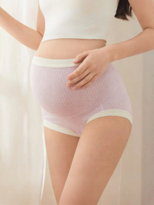 SHI YUE JIE JING | Antibacterial High Waist Belly Support Cotton Panties
