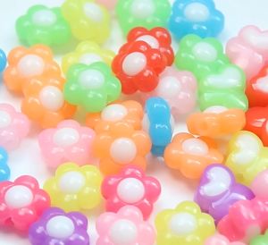 เยลลี่  ลูกปัดแฟนซี ดอกไม้ หัวใจ ผีเสื้อ  อุปกรณ์ฌสริมงานฝีมือ งาน DIY  ใช้สำหรับการร้อย พวงกุญแจ ที่ห้อยกระเป๋า ที่ห้อยโทรศัพท์