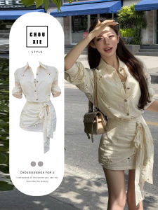CHOUXIE | Đầm Ôm Tay Dài Phong Cách Pháp Sang Trọng