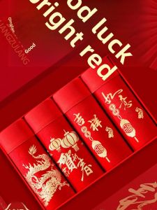 95% Pure Cotton Mens Underwear Mid-Waist Breathable Print Red Boxer Shorts Comfortable Briefs Youth Suitable Spring Launch