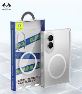 Blueo Clear Folding Magnetic Case for Samsung Galaxy Z Fold 8/8 Ultra | Flip 8