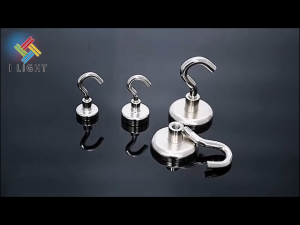 (Fast&COD)Stainless Steel Magnetic Hooks Strong Hanging Magnetic Hook For Refrigerator Grill Key