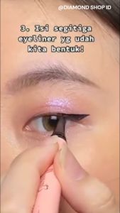 Eyeliner Pensil Waterproof 3-Warna Putar: Termurah & Original