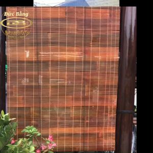 Mành sáo tre  trúc che nắng ban công rộng 1m8 x cao 15m 2m 25m 3mrèm trúc che cửa sổ  Màn sáo che mưa  màu gỗ có dây kéo