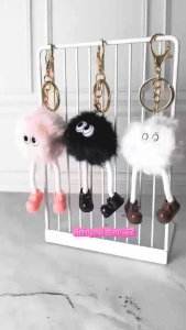 Long Legs Keychain Ball Doll Gantungan Kunci Boneka Kaki Lucu