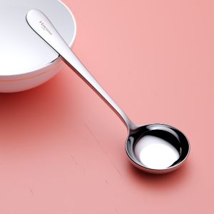 ช้อนสแตนเลส 316 ขนาดใหญ่สำหรับใช้ในครัวเรือน ช้อนกินข้าว ช้อนกินซุป ช้อนสำหรับเด็ก ช้อนสำหรับนักเรียน ช้อนสำหรับใช้คนเดียว