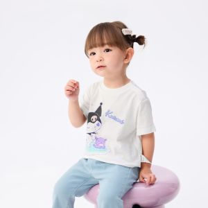balabala Children’S Short Sleeve T-Shirt Girls 2025 Summer New Top