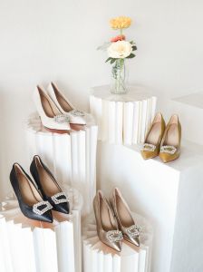 Choushoes รองเท้าหนังแกะ รุ่น Gala ความสูง 3 นิ้ว หัวแหลม ส้นเรียว ไม่บีบหน้าเท้า แถมนิ่มสบายสุดๆ