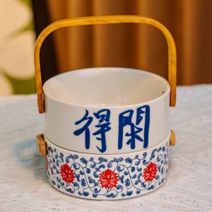 Mới Trung Quốc Túi Đựng Trái Cây Bằng Gốm Sứ Sang Trọng Nhẹ Nhàng Dùng Trong Văn Phòng Nhà Bếp Bàn Ăn Đồ Ăn Nhẹ Đồ Ăn Khô