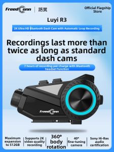 FreedConn | High Definition 2K Camera Bluetooth Headset Integrated Helmet Communicator