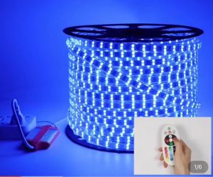 FLASHER LED SELANG RGB 5050 100M // Remot Controller lampu led selang RGB SMD 5050 4 Pin-Warna warni