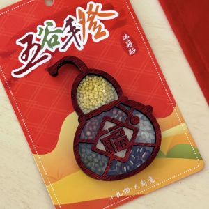 Wooden Magnetic Fridge Decorations Harvest Abundance Good Luck Moving Gift Festive Grain Warehouse Fortune Attraction Decor