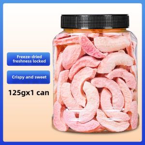 Dehydrated Freeze-Dried Peach Dried 125G Peach Slices Crispy Bag Crispy Fruits and Vegetables Baking Casual Snacks