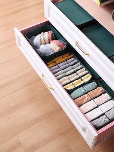 Rising Star Luxurious Storage Box Wardrobe Drawer Organizer Underwear Bra Panties Socks Multi-Purpose Separation Box