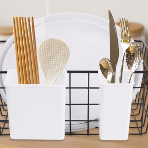 Hanging Drain Box Household Chopstick Barrel Storage Rack Wall-mounted Spoon Storage Box Punch-free Chopstick Cage Chopstick Holder