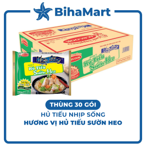 [THÙNG 30 GÓI] - ACECOOK - Hủ tiếu Nhịp Sống Sườn heo Hủ tíu Sườn heo Nhịp Sống Hủ tiếu gói Nhịp Sống Acecook (70g/gói)