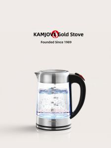 Kamjove | Ấm Đun Nước Kính Gia Đình Có Tự Ngắt Điện Dùng Để Pha Trà