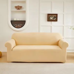 1PC Co Giãn Spandex Bọc Ghế Sofa Cho Phòng Khách Hình Chữ L Mặt Cắt Ghế Sofa Bọc Bảo Vệ Nội Thất Polyester Chắc Chắn