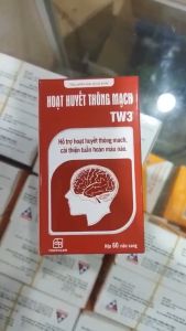 Hoạt Huyết Thông Mạch TW3 - Hỗ trợ hoạt huyết thông mạch cải thiện tuần hoàn não đau đầu mất ngủ tê bì nhức mỏi chân tay suy giảm trí nhớ .