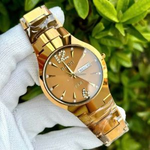 Đồng Hồ Nam dây đá size 38mm 3kim 2 lịch máy pin Nhật kính sapphire chống xước chống nước tốt