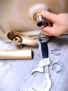 Cờ lê thay thế đa năng có thể điều chỉnh 80mm Công cụ sửa chữa bồn cầu bồn rửa