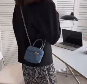 Tas Selempang Bahu Wanita Mini Jeans Import Fashion Korea Style Aesthetic Terbaru - Shoulder Sling Bag Wanita Lucu Kekinian TB08