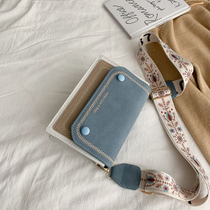 Túi Vuông Nhỏ Retro Có Dây Đeo Vai Phong Cách Thường Ngày Cho Thanh Niên Lớp Lót Polyester Bề Mặt Mềm Mại