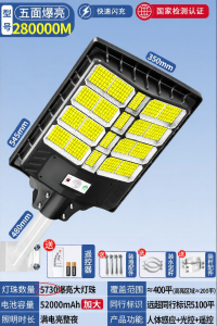 Hagesi | Solar Powered Waterproof Brightness Induction LED Yard Light