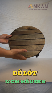 Đế Chậu Cây Có Bánh Xe Di Chuyển Hình Tròn Màu Hạt Dẻ R30cm Để Trang Trí Trong Nhà Ngoài Sân Hàng Chính Hãng