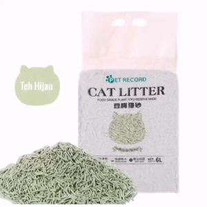 TOFU Pasir kotoran Kucing Cat Litter 6 Liter Tofu Pasir Gumpal Soya Clumping Pasir Gumpal Kucing