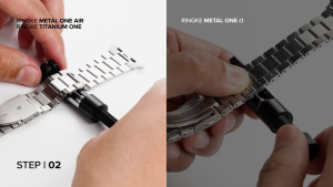 RINGKE® METAL ONE α BAND Apple Watch Ultra2/Ultra/SE2/SE/Series 9/8/7/6/5/4/3/2 Solid Stainless Steel Chain Durable Band