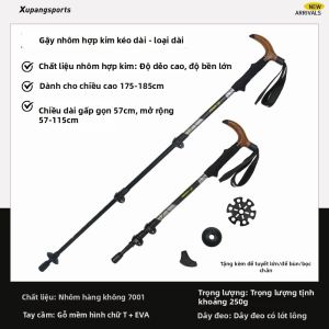 XUPANG | Gậy Đèn Dài Điều Chỉnh Được Không Trượt Nhẹ Bằng Nhôm