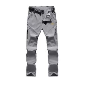 TRVLWEGO Mens Hiking Work Leisure Pants Summer Lightweight Quick Dry Lightweight Fabric Outdoor Pant Fishing Camping