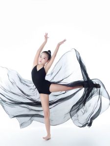 Transparent Thin Silk Scarf Childrens Dance Performance Mosquito Repellent Windproof Red Head Cover Lightweight Square Scarf