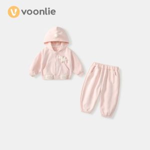 VOONLIE | Bộ Hai Món Bé Gái Cartoon Pony Thời Trang Xuân Thu