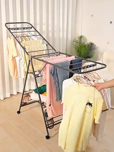 Foldable Clothes Drying Rack with Wheels: Heavy Duty Laundry Solution