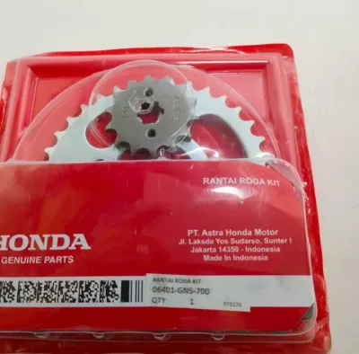 Gear Set Honda Astrea Grand Legenda Supra Fit Lama Supra X Lama Honda Prima Kode Part GN5 / KEV