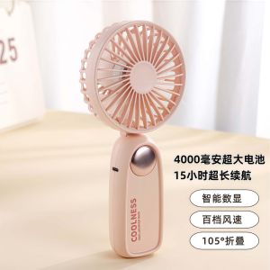 พัดลมมือถือแบบพกพาสำหรับเด็กผู้หญิง รุ่น Macaron สำหรับใช้ในบ้าน สำหรับเด็ก สำหรับเยาวชน สำหรับใช้ในหอพักนักเรียน สำหรับใช้กลางแจ้ง