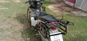 แร็คท้ายมอเตอร์ไซค์ ใช้ส่งของ และ ทัวร์ริ่ง รุ่น wave 110i ยกชุด มี3ชิ้น