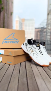 POWER by BATA Kasut Sukan Lelaki Men Black / White Badminton/ Pickleball Court Shoes 8421003 8426003