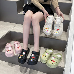 VMAL Original Women Sandals High Quality Casual Shoes Soft Sole EVA Hole Shoes Women Clogs Outdoor Beach Slippers Women Garden Shoes 36-45