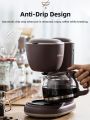 「China Plug」Bear | Mini Automatic Drip Coffee Maker with Tea Pot Function. 