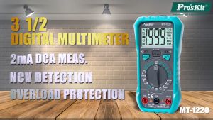 ProsKit MT-1220 3-1/2 Digital Multimeter