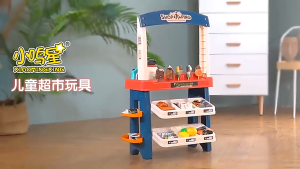 Ice Cream Dessert Cafe Toy Set for Kids – Pretend Play Kitchen Stall Birthday Gift for Girls & Boys