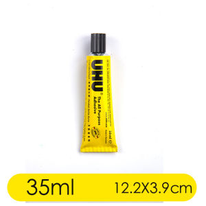 20/35/125ml UHU All Purpose Glue Transparent Liquid Non-Toxic Universal for Glass Plastic Fabric Jewelry Craft DIY Adhesive Glue